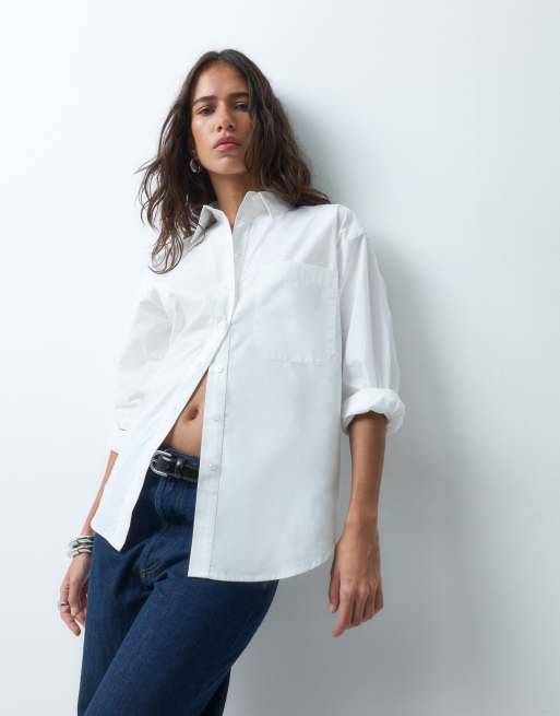 ASOS DESIGN – Biała klasyczna koszula bawełniana, 3 z 9