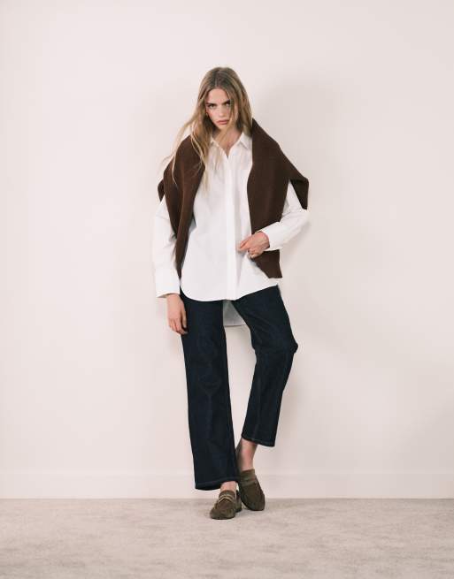 ASOS DESIGN – Biała koszula oversize, 3 z 5