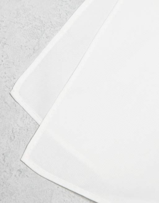 ASOS DESIGN – Biała poszetka, 3 z 4