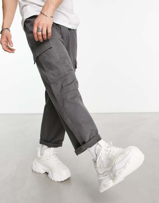 ASOS DESIGN – Białe buty sportowe na masywnej podeszwie, 4 z 4