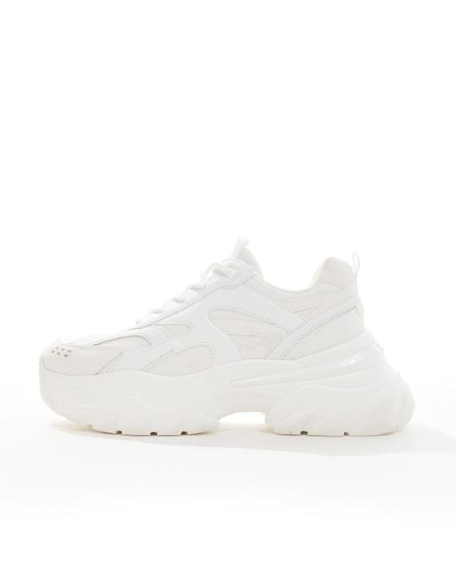 ASOS DESIGN – Białe buty sportowe na masywnej podeszwie, 2 z 5