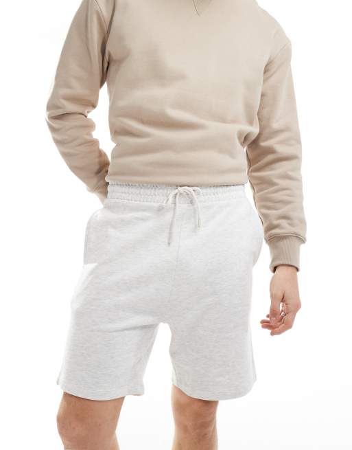 ASOS DESIGN – Białe melanżowe szorty o dopasowanym kroju, 2 z 5