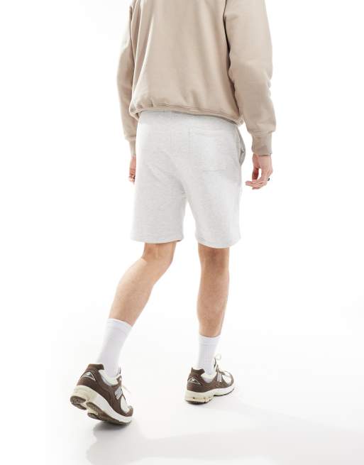 ASOS DESIGN – Białe melanżowe szorty o dopasowanym kroju, 4 z 5