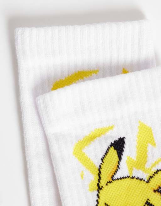 ASOS DESIGN – Białe skarpetki z grafiką z Pokemonami, 3 z 3