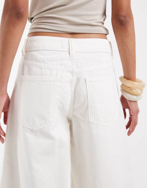 ASOS DESIGN – Białe szorty bermudy o wydłużonym fasonie, 5 z 5
