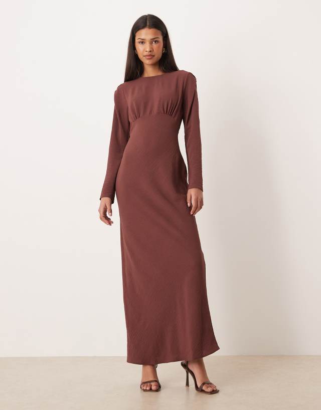 asos burgundy maxi dress Design - - Women - Elastomultiester/Polyester - 4 US making it a perfect