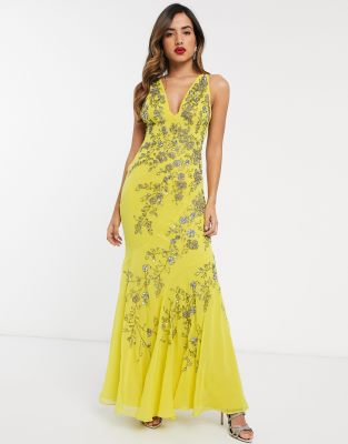 asos chiffon maxi dress