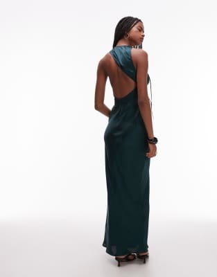 asos design scoop back bias cut satin maxi dress ASOS Design - Maxi Dress - Women - Polyester - 6 US