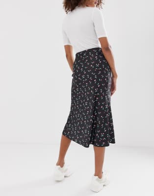 asos slip skirt