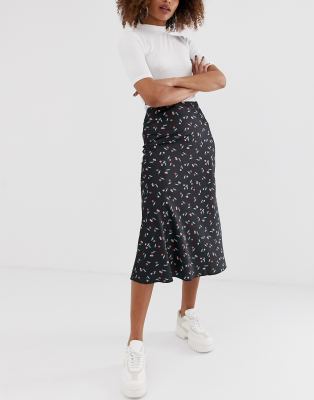 asos slip skirt