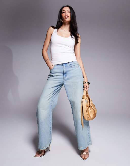 ASOS DESIGN – Biały, dwuwarstwowy top bez rękawów, z dekoltem karo, 2 z 4