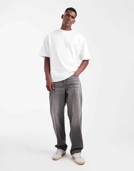 ASOS DESIGN – Biały gruby T-shirt oversize , 2 z 5