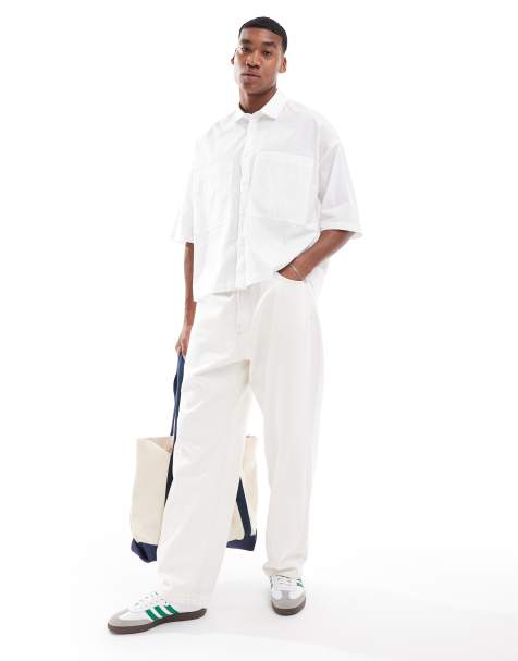 ASOS DESIGN – Biały T-shirt extreme oversize o pudełkowym kroju - view 1
