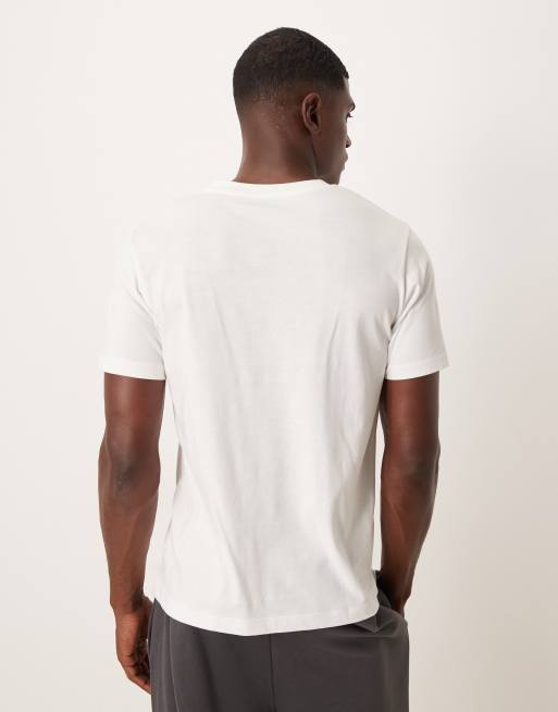 ASOS DESIGN – Biały T-shirt o regularnym kroju z grafiką z martini, 3 z 5