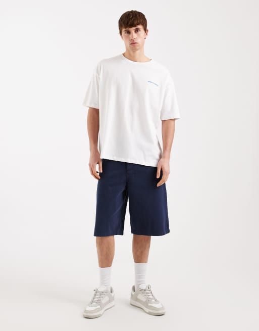 ASOS DESIGN – Biały T-shirt oversize z grafiką z japońskim napisem, 2 z 5