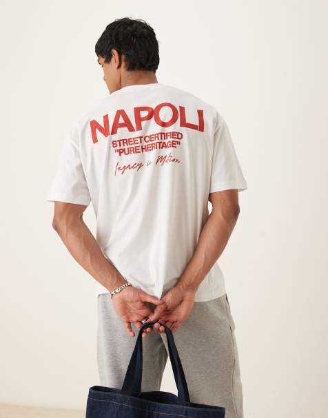 ASOS DESIGN – Biały T-shirt oversize z grafiką z napisem miasta - view 1