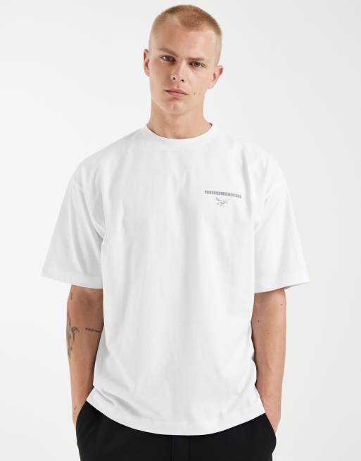 ASOS DESIGN – Biały T-shirt oversize z kwiatowym motywem, 2 z 5