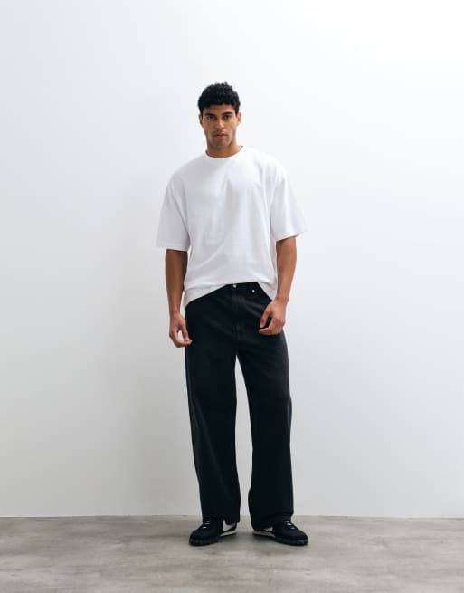 ASOS DESIGN – Biały T-shirt oversize ze sportową grafiką, 3 z 5