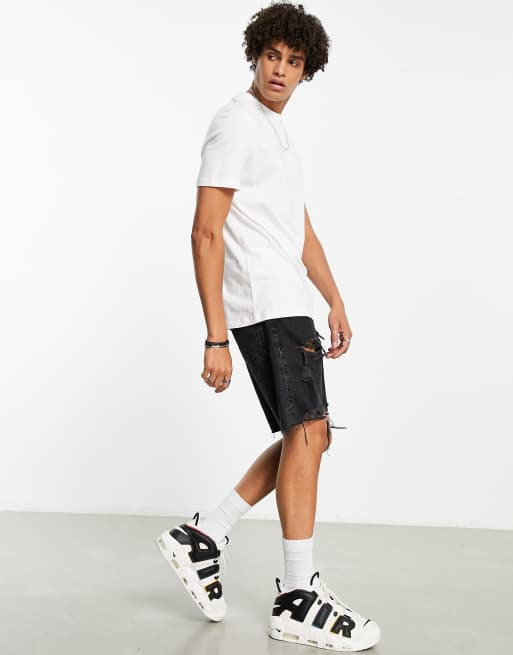 ASOS DESIGN – Biały T-shirt z górskim nadrukiem na plecach, 4 z 4
