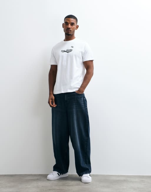 ASOS DESIGN – Biały T-shirt z grafiką Sao Paulo, 2 z 5