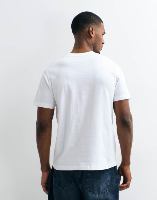 ASOS DESIGN – Biały T-shirt z grafiką Sao Paulo, 4 z 5