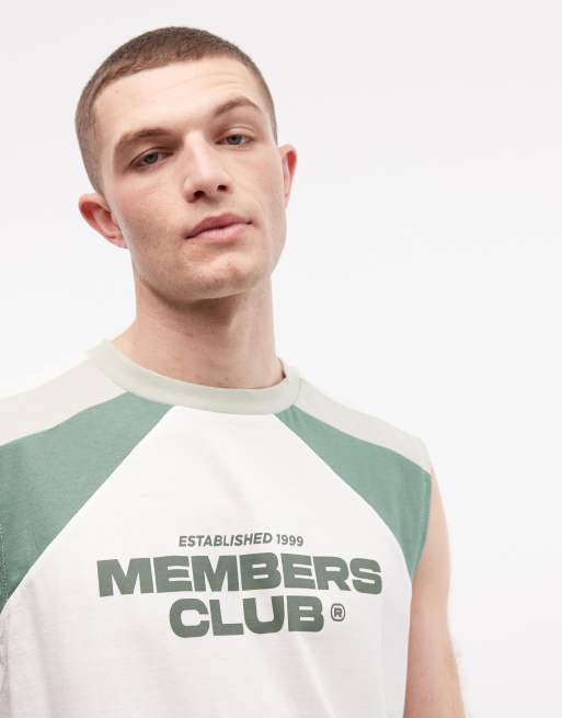 ASOS DESIGN – Biały top bez rękawów oversize z grafiką z przodu, 4 z 5