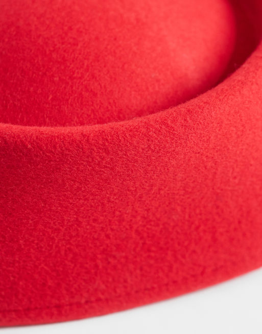 ASOS DESIGN - Bibi en feutre - Rouge, 4 de 4