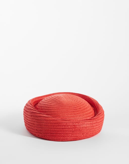 ASOS DESIGN - Bibi en paille - Rouge, 2 de 4