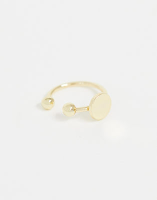 D'oreille Mini Disque Doré Asos À DesignBijou E9Y2WHDI