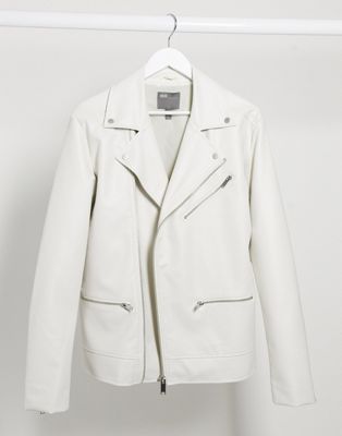 asos white coat