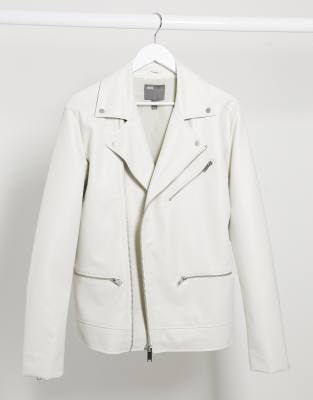 asos white coat