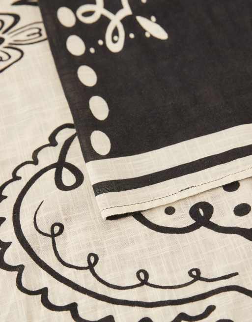 ASOS DESIGN Billie beach sarong in bandana print