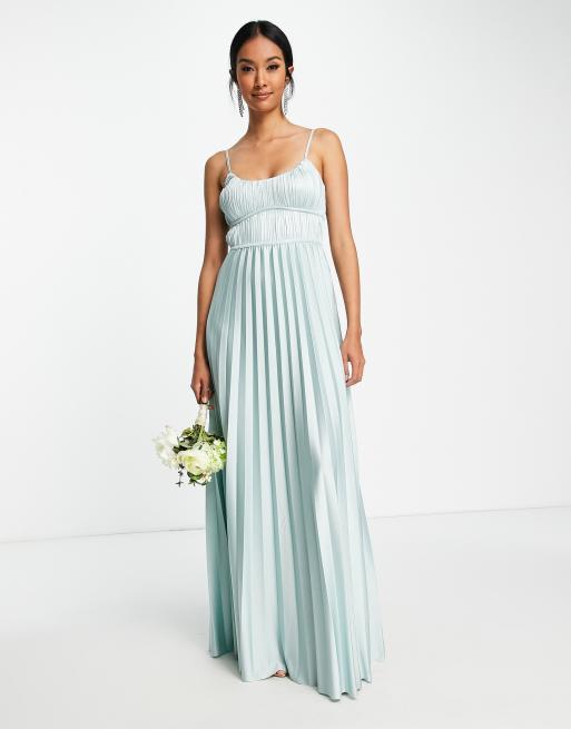 Accordion maxi outlet dress