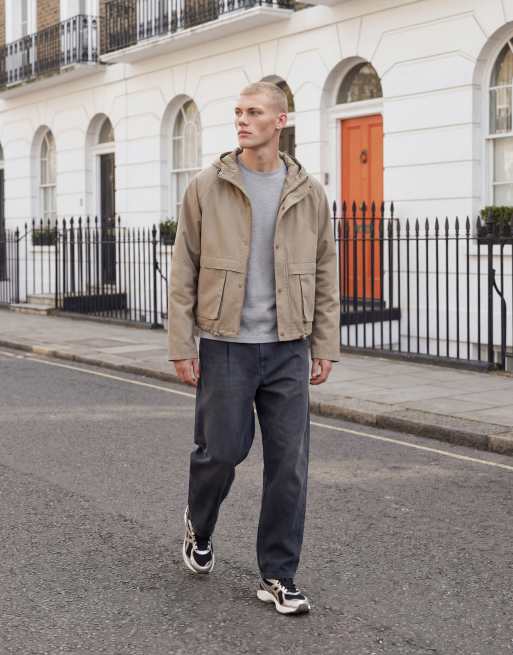 ASOS DESIGN - Blå afslappede jeans i mørk vask med indsnævrede ben og læg, 11 af 12
