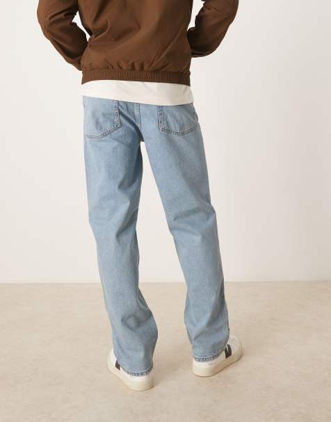 ASOS DESIGN - Blå jeans med lige ben i lys vask - view 1