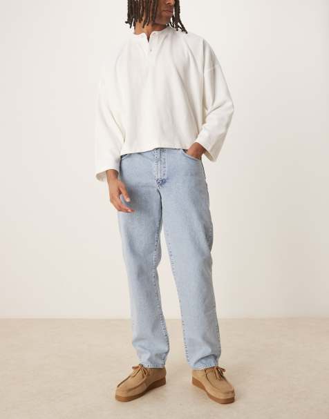 ASOS DESIGN - Blå jeans med lige ben i lys vask - view 1