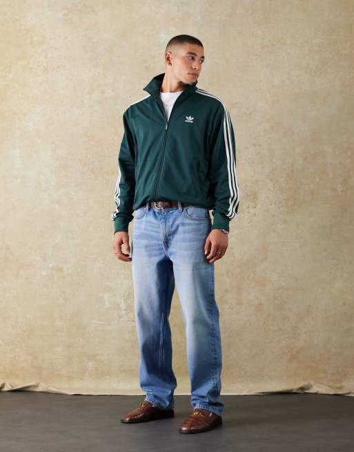 ASOS DESIGN - Blå jeans med lige ben i mellemvask med farveskær, 2 af 6