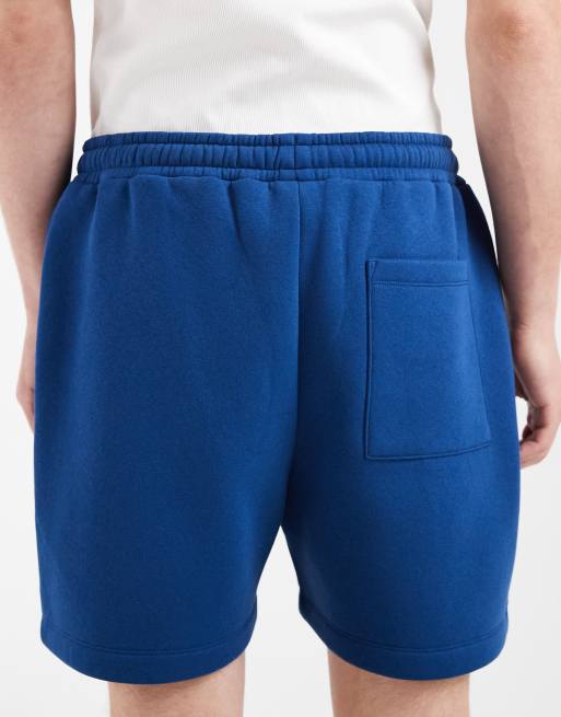 ASOS DESIGN – Blå jersey-shorts i oversize med tryck, 4 av 5