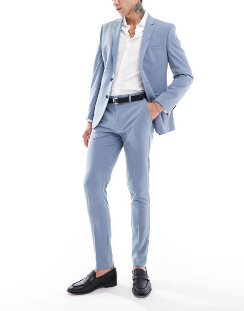 ASOS DESIGN – Blå kostym med extra smal passform - view 1