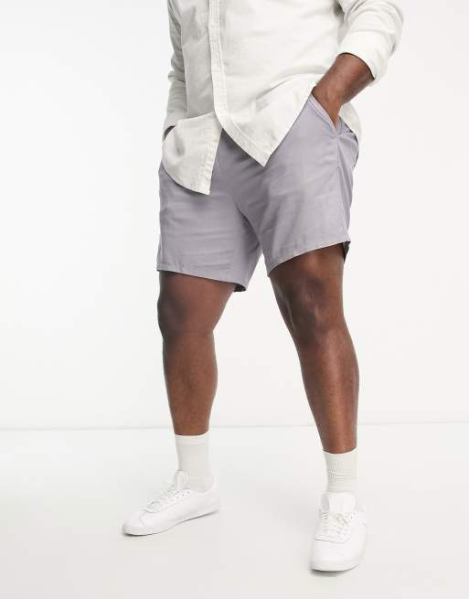 ASOS DESIGN – Blå, mellanlånga shorts i linnetyg med smal passform , 2 av 4