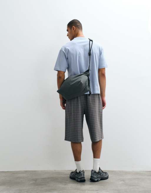 ASOS DESIGN - Blå oversized T-shirt med frugtgrafik, 5 af 5