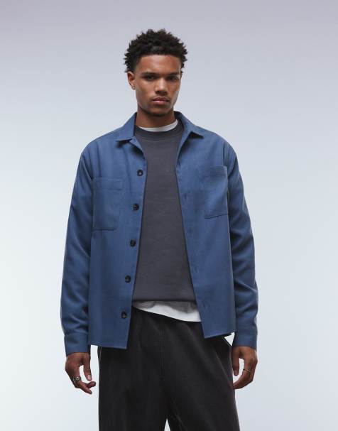 ASOS DESIGN - Blå overskjorte - view 1