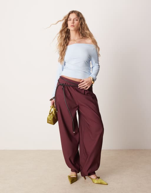 ASOS DESIGN – Blå topp med långa ärmar och rak halsringning, 2 av 4