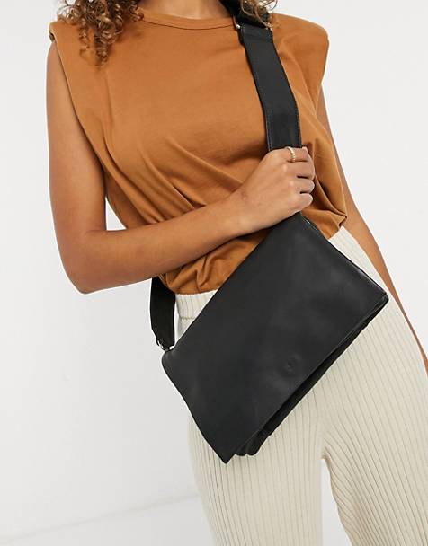 Bags Clutches Selected Femme Clutch black simple style 