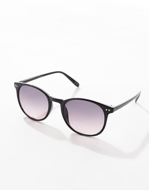 ASOS DESIGN black round sunglasses, 3 of 3