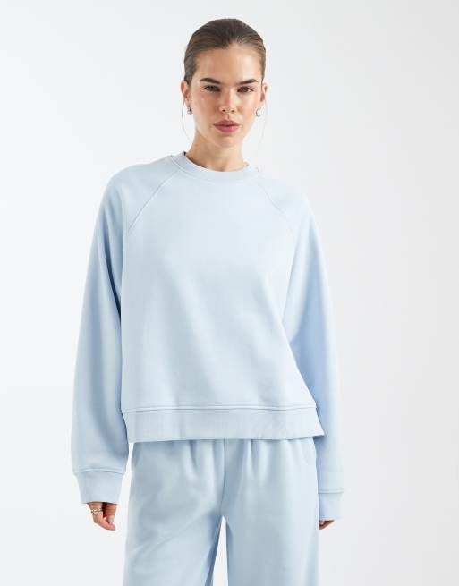 ASOS DESIGN – Jasnoniebieski zestaw ze szczotkowanym wykończeniem od spodu, 3 z 4