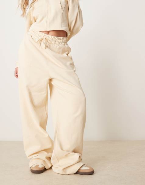ASOS DESIGN – Bladożółte joggersy z ozdobnymi szwami, część zestawu - view 1