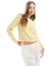 Miss Selfridge blanket stitch cardigan in navy
