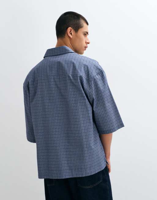 ASOS DESIGN - Blåternet oversized skjorte, 5 af 5