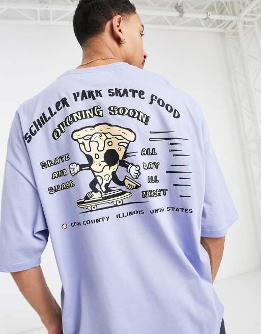 Oversized T Shirt Med Tryck